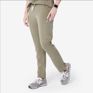 Figs Heather Olive Yola Scrub Pants